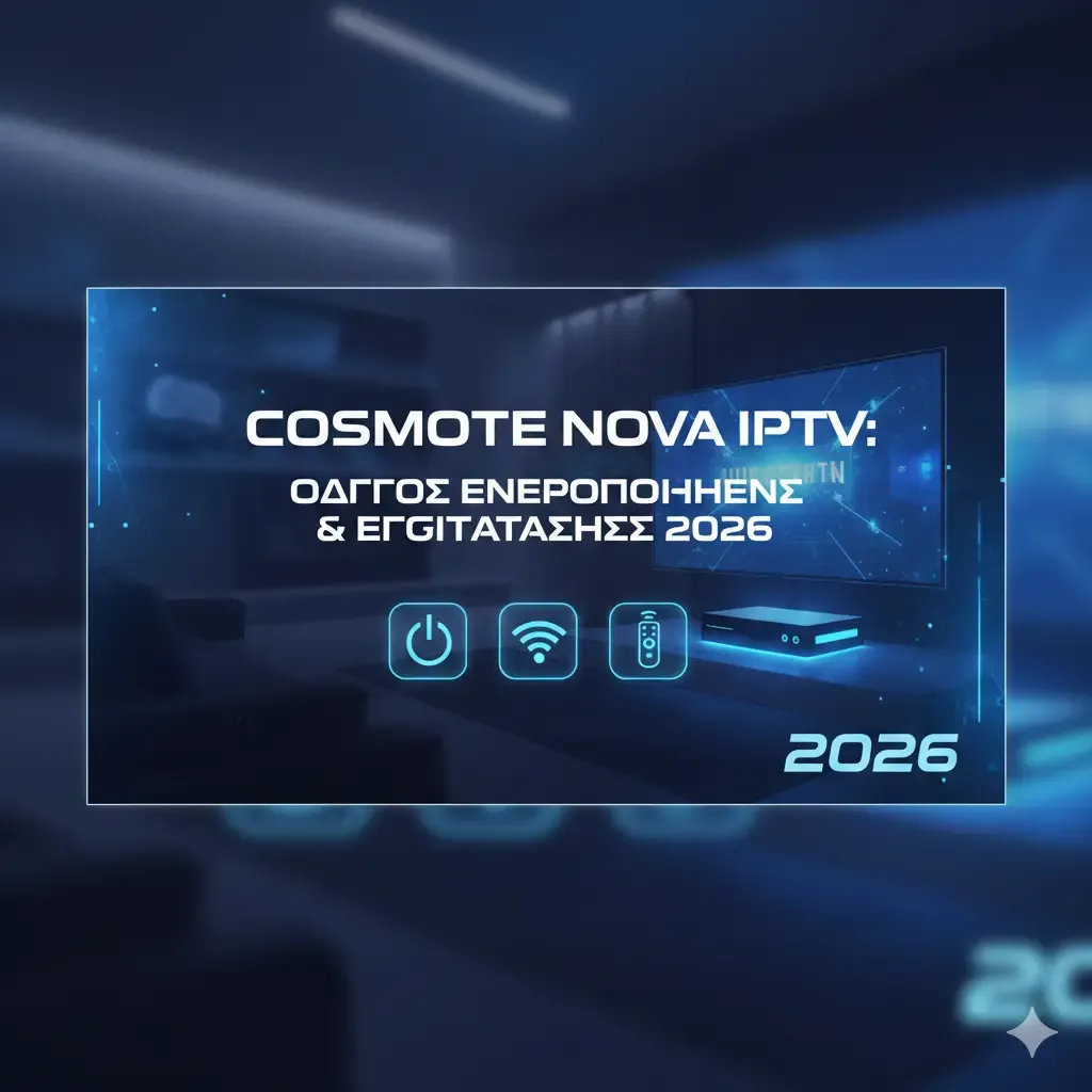 Cosmote Nova IPTV: Οδηγός Ενεργοποίησης & Εγκατάστασης 2026
