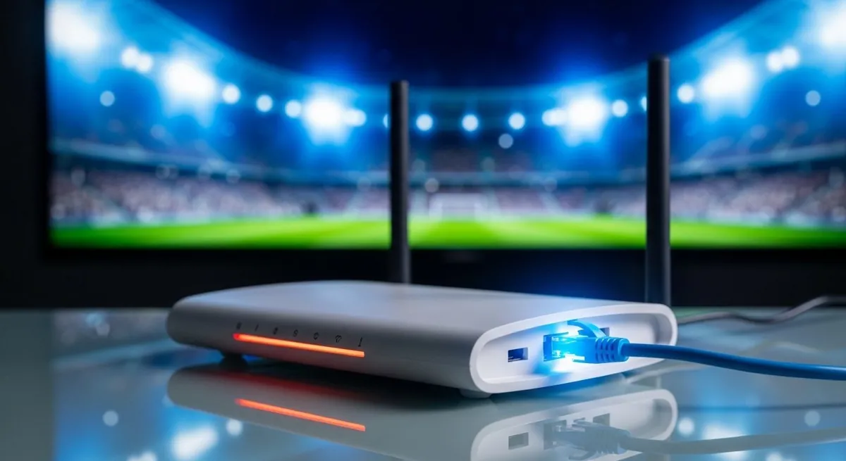 Απρόσκοπτη μετάδοση στα αθλητικά κανάλια iptv Ελλάδας χωρίς buffering με ethernet καλώδιο.