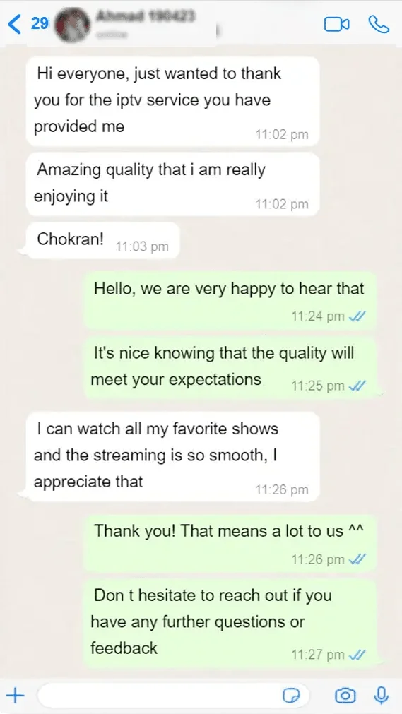Customer review